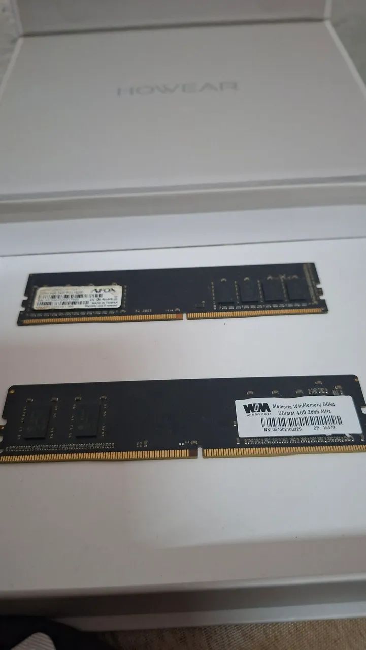 2 MEMÓRIAS RAM 4GB 200