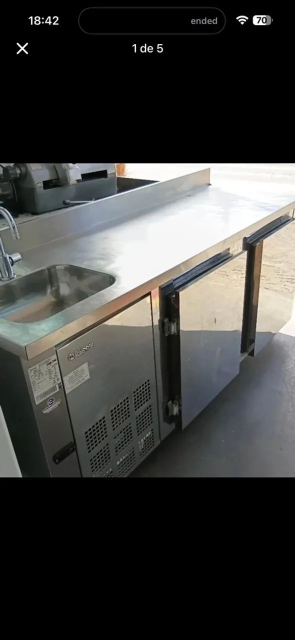 Bancada refrigerada com pia  - Foto 3