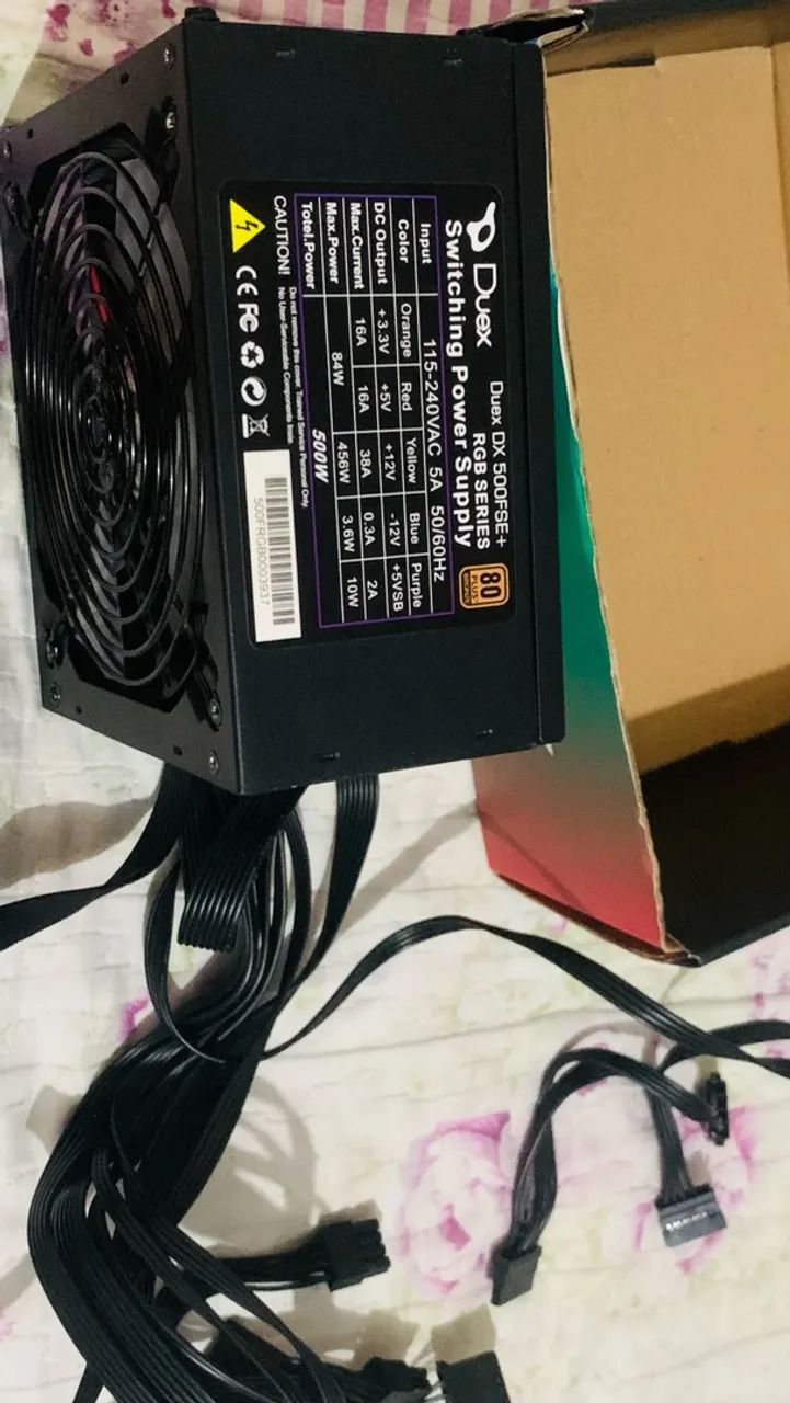 Fonte Duex 500W 80Plus - Foto 2