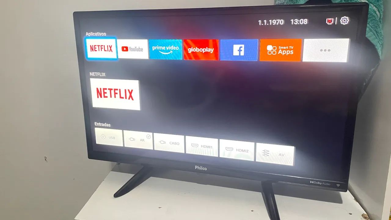Smart TV  Philco 24 polegadas 