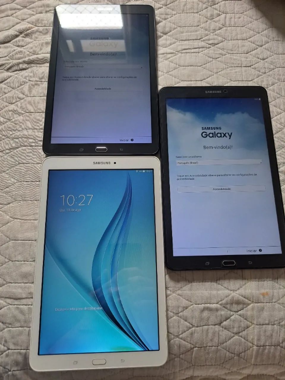 03 Tablets Samsung Galaxy Tab E SM-T560 Tela 9.6? (LER ANÚNCIO)