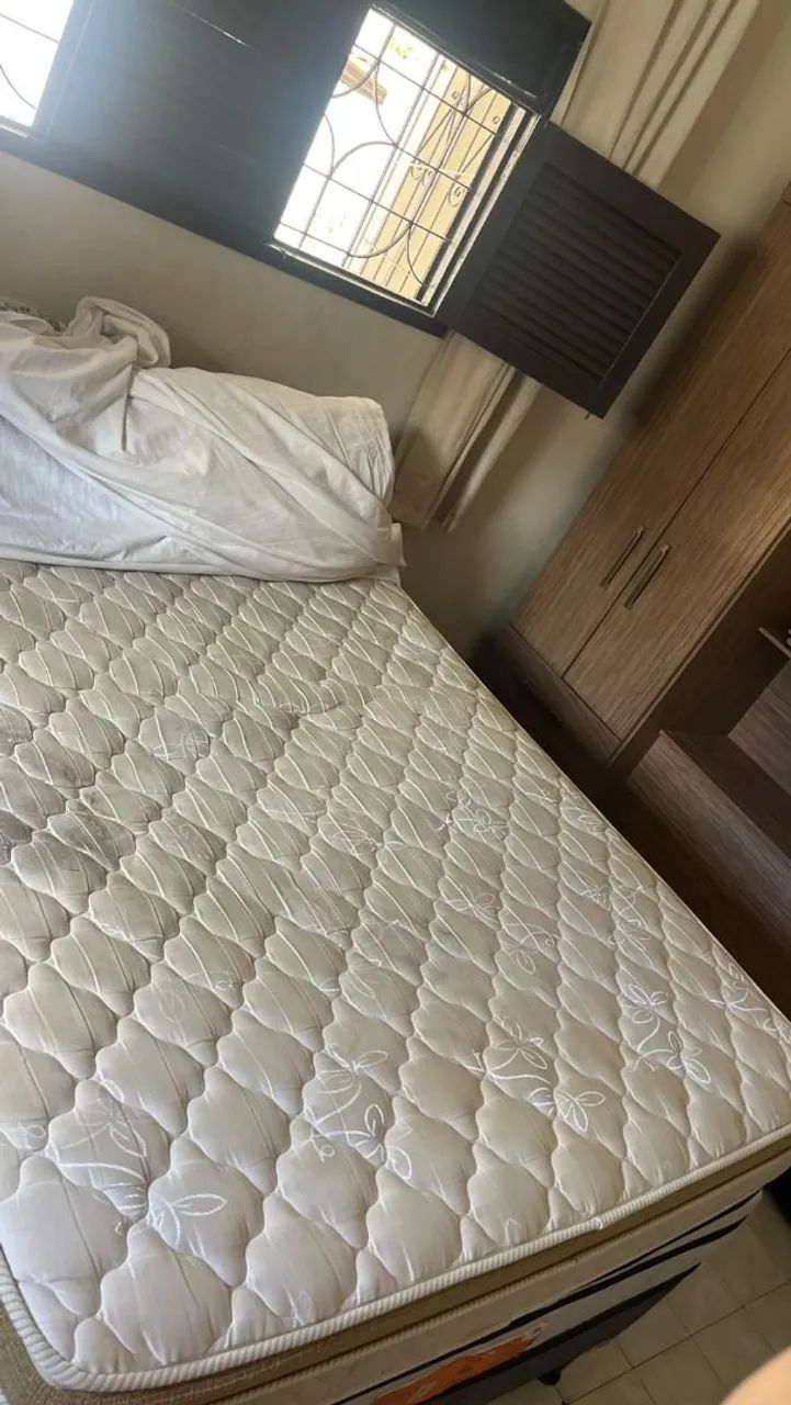 Cama box casal com colchão  - Foto 3