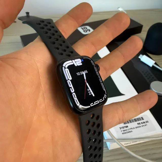 Apple Watch 7 Nike + pulseiras e dock