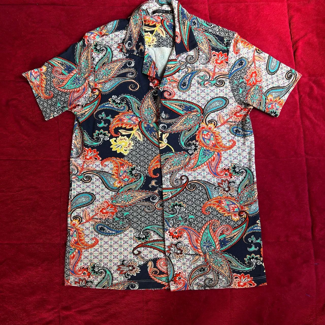 Camisas Masculinas de Botão Estampadas (M) | Starpolis & Pargan