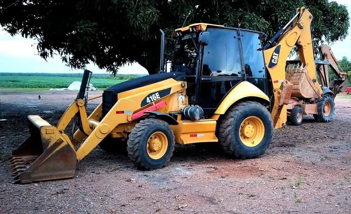 Retro CAT 416 E 4x4 Original 