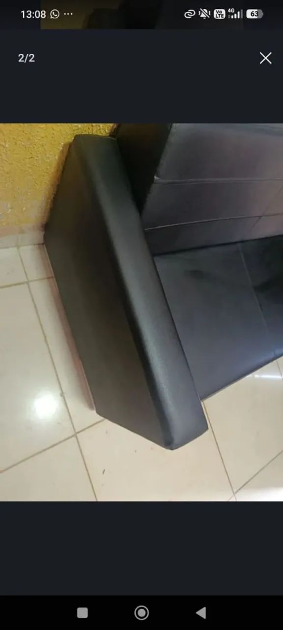 Sofá de couro
