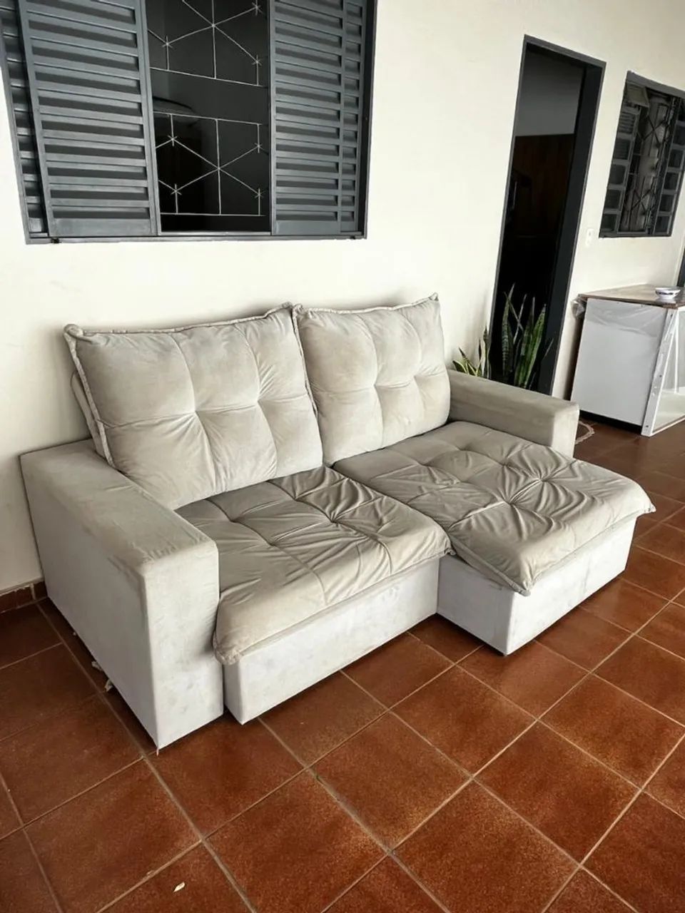 Sofa caixa, retrátil 2 lugares  - Foto 4