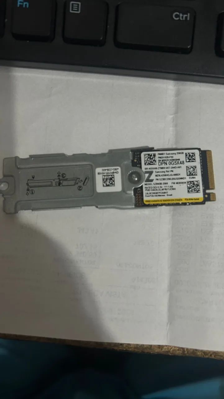 SSD nvme 256gb  - Foto 3
