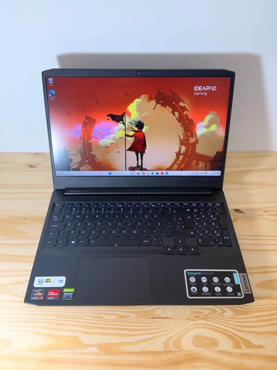 Notebook Gamer Lenovo - RTX 3060 / Ryzen 7 5800H / 16GB de Ram