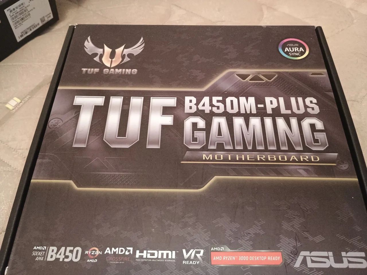 Placa mãe B450M-plus gaming com defeito