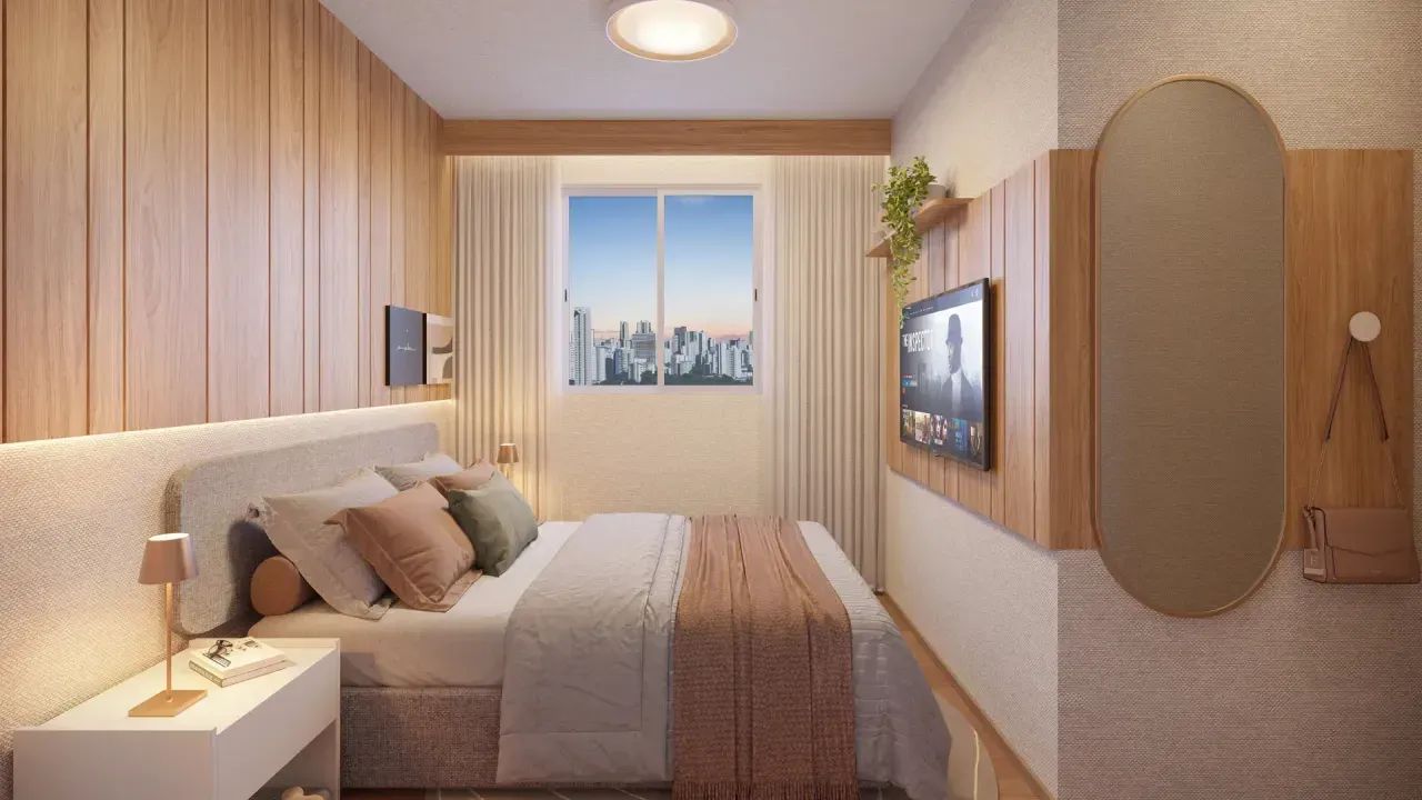 Wave Boa Viagem  Apartamentos 46m², 2 Quartos, Varanda e Academia - Foto 2