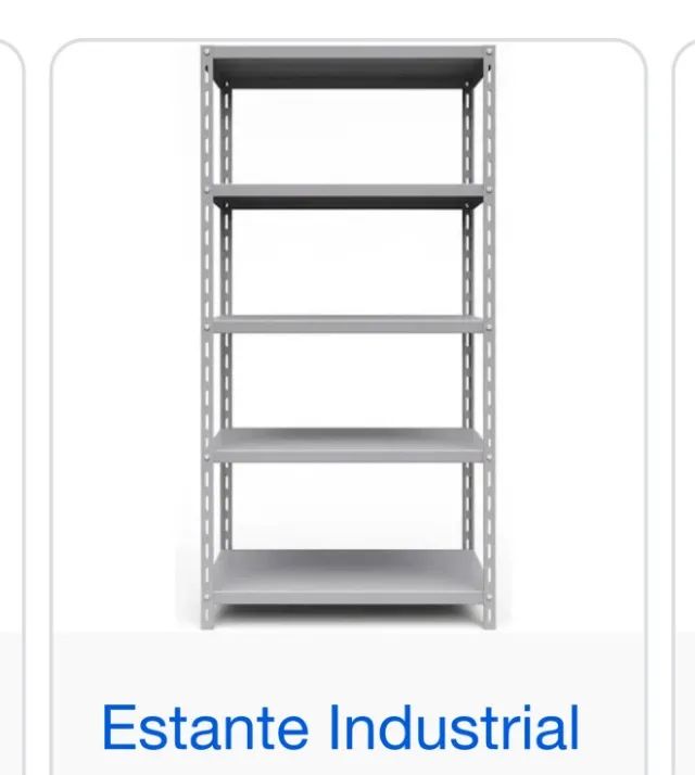 PRATELEIRA EM AÇO REFORÇADA 