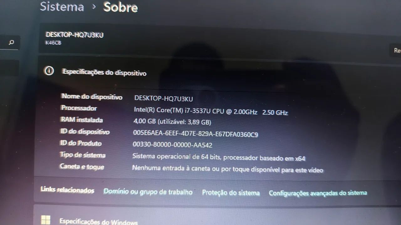 Notebook assus i7 placa de vídeo SSD e hd - Foto 4