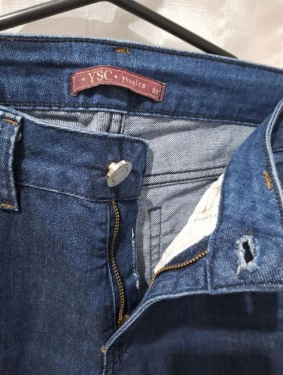 Calça feminina jeans - sem stretch - Foto 3