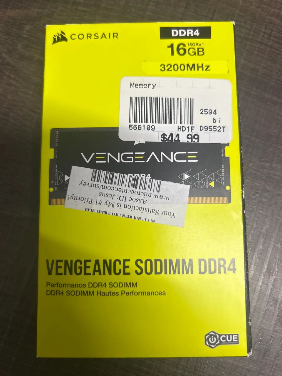 Corsair Ddr4 sodimm 2x 16gb 3200mhz - Memória RAM - Vila Azevedo
