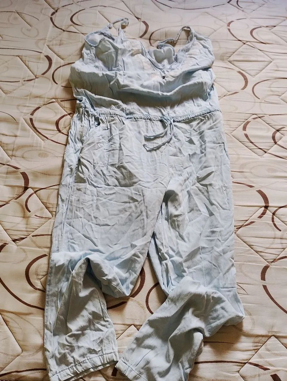 Macacão Lança Perfume jeans original 