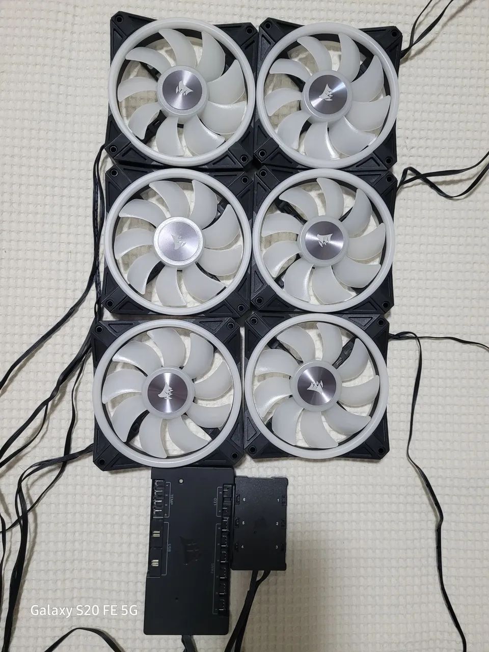 6x Fans Corsair QL120 + Controladora Commander - Foto 4