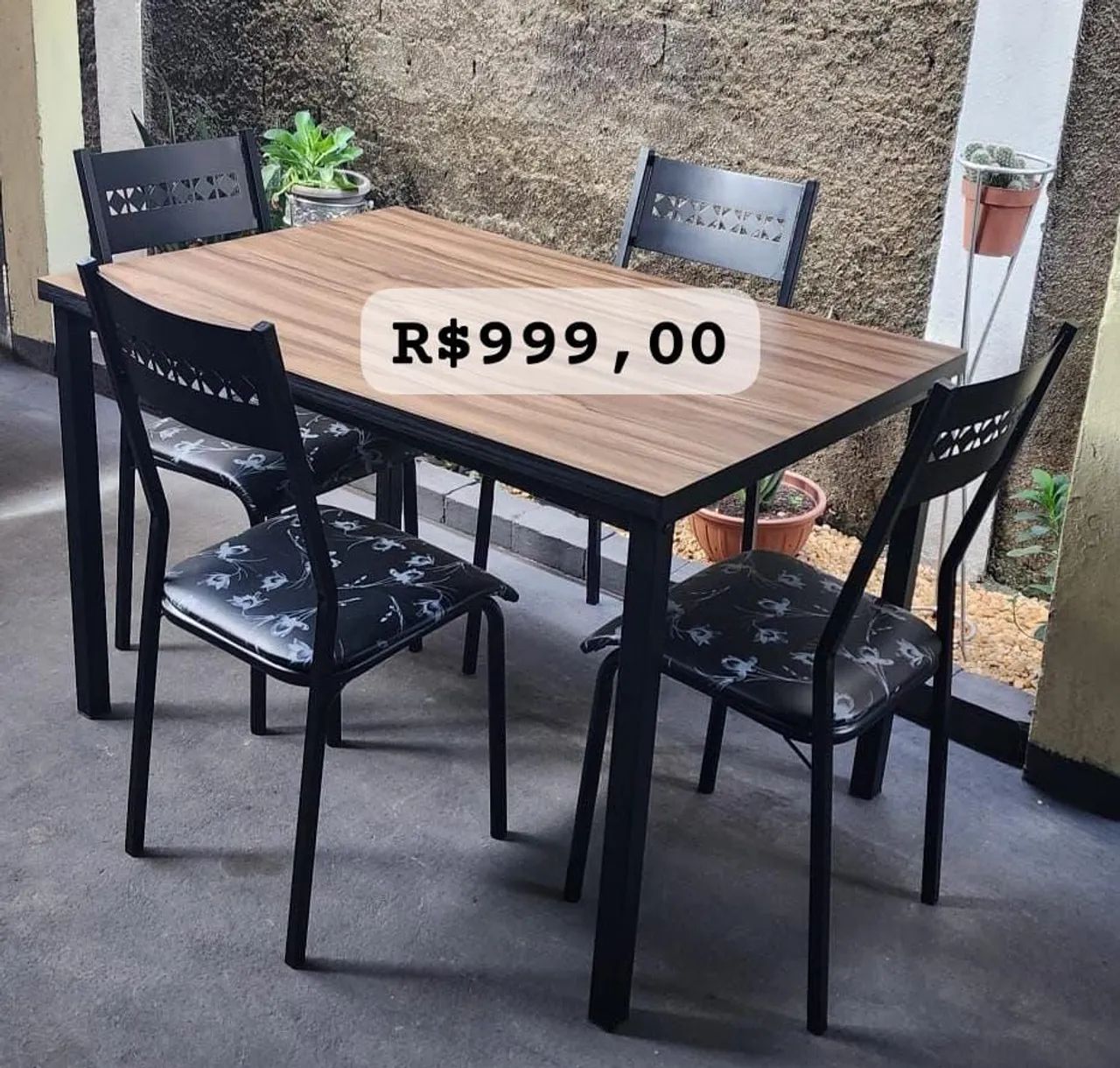 Mesas com 4 cadeiras A PARTIR DE R$850,00 - Foto 3