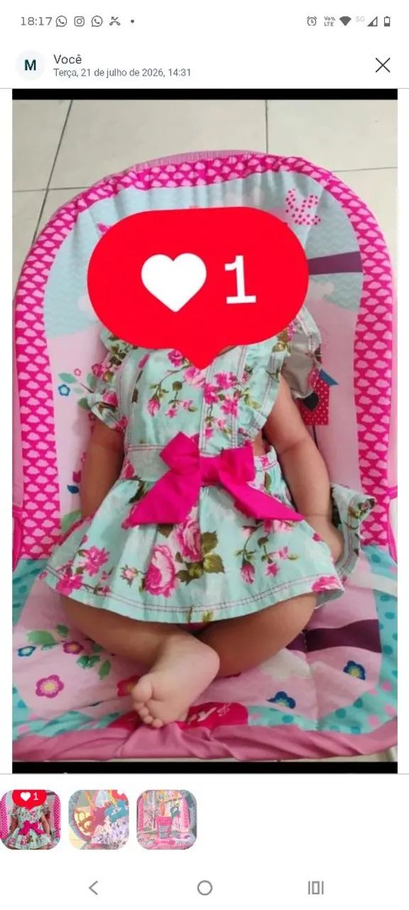 Cadeirinha de balanço  - Foto 2
