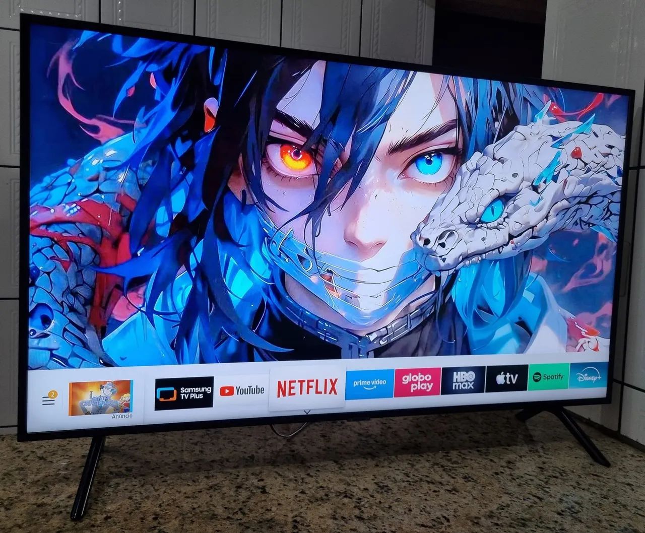 Tv Smart 55 polegadas Samsung 4K completa 