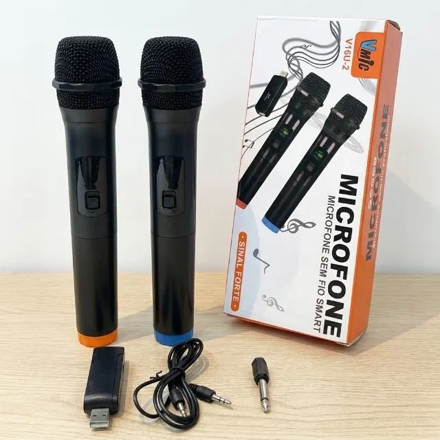 MICROFONE SEM FIO DUPLO