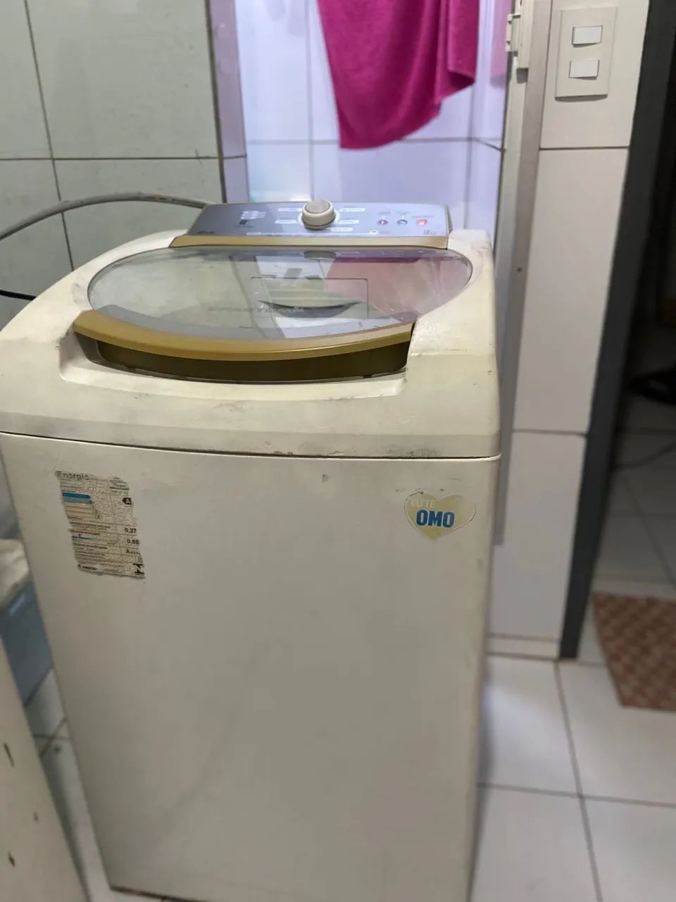 Máquina de lavar 9kg funcionando perfeitamente 