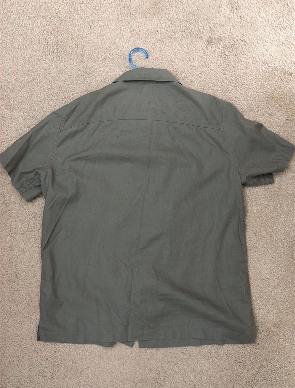 Camisa de Linho GAP gola cubana G - Foto 4