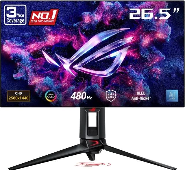 Monitor OLED Asus 480hz PG27AQDP