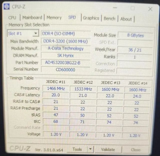 Memória RAM SO-DIMM DDR4 8gb 3200Mhz  - Foto 3