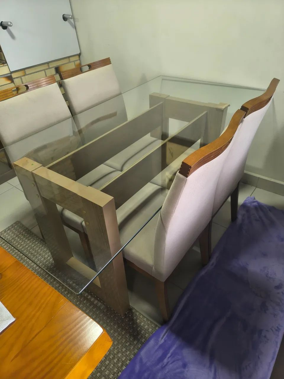 Mesa de vidro 