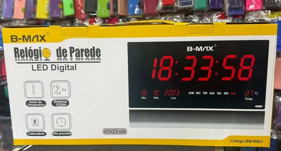 RELOGIO DE PAREDE DIGITAL