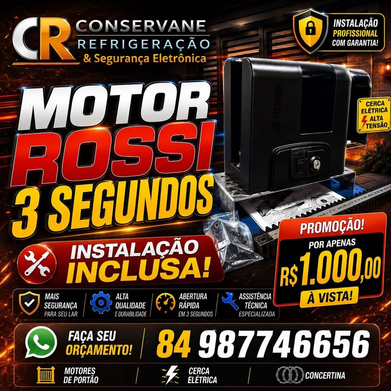 Motor de portão automático  - Foto 4