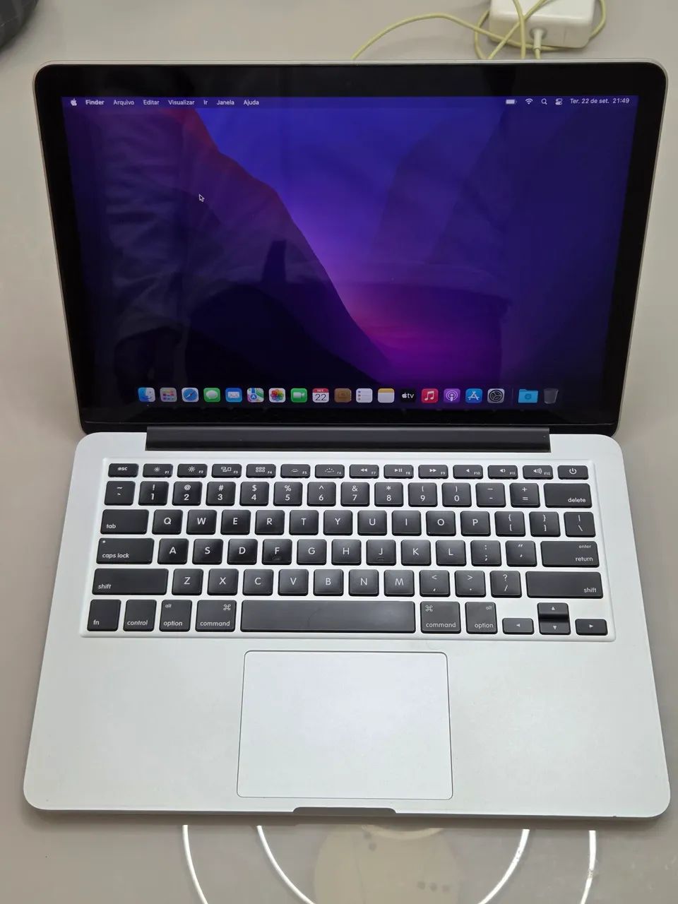 MacBook Pro 13 Retina 2015 Intel i5 16GB RAM SSD 512GB Bateria