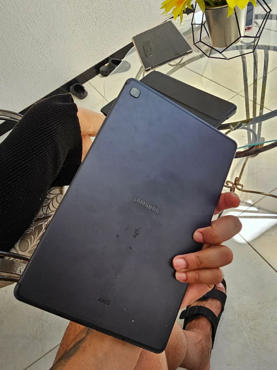 Tablet Samsung S6 lite 128gb Preto - Foto 2