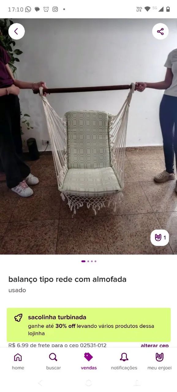 Rede balanço 