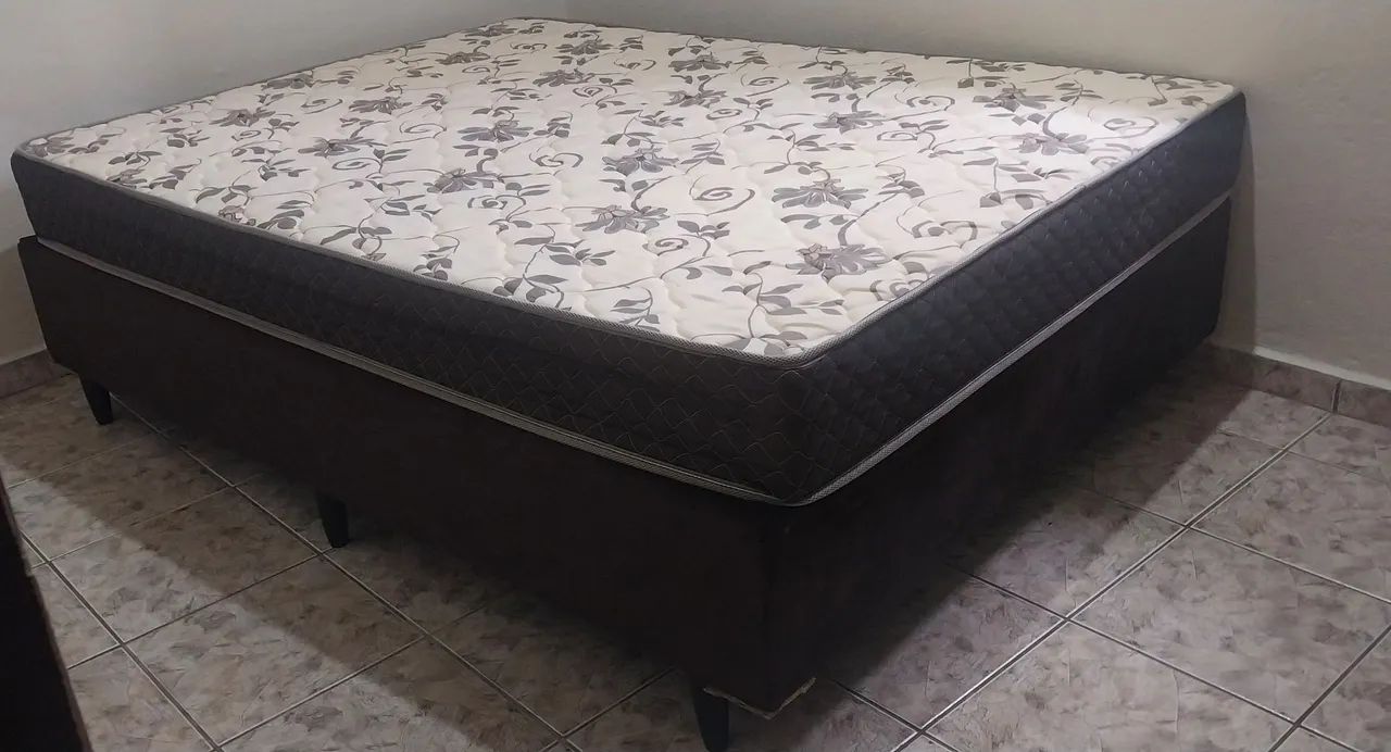 Cama box sem baú nova