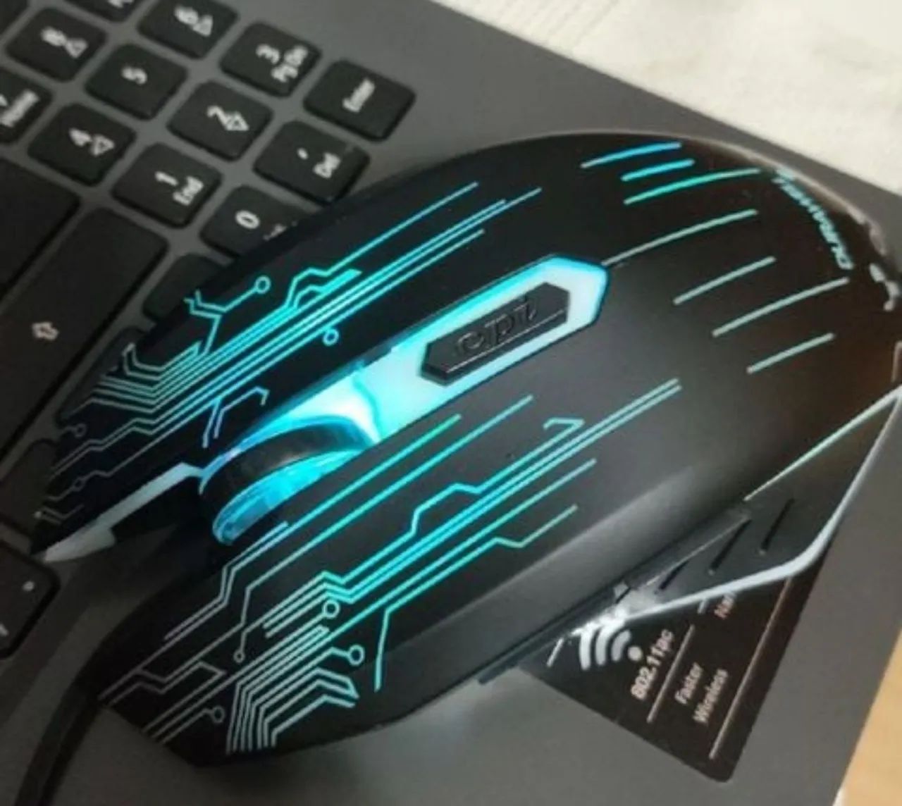 mouse gamer rgb com cabo usb novo - Foto 4