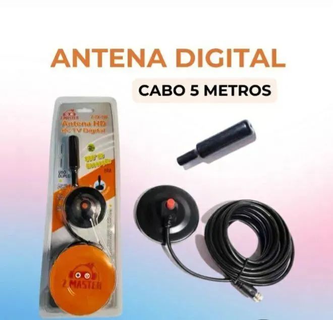 Antena digital para TV 5 m