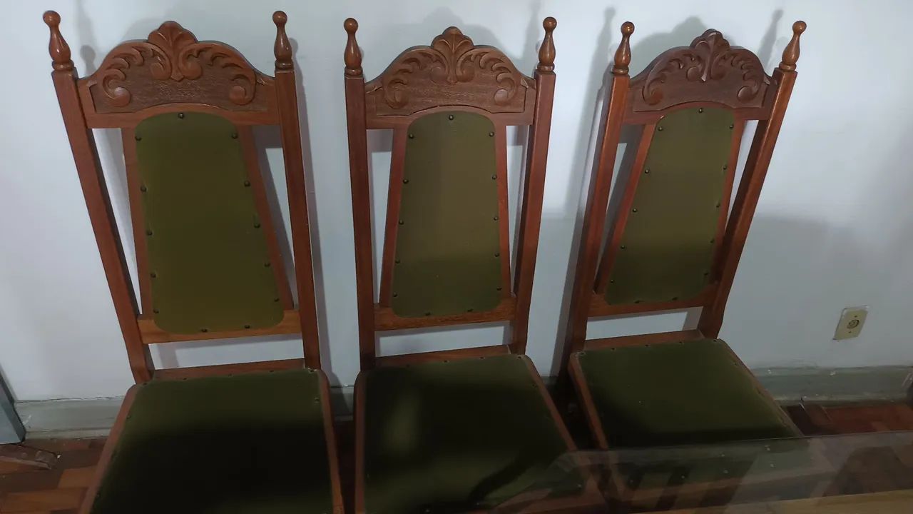 Conjunto mesa e 6 cadeiras colonial  - Foto 5