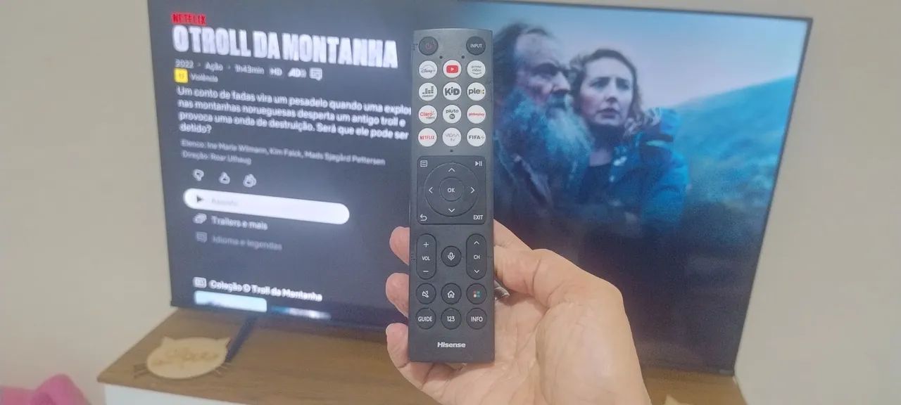 Smart TV Hisense 58" 4K DLED ? Modelo 58A6K - Foto 4