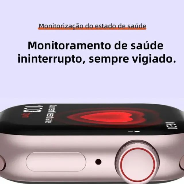 Smartwatch Mini HW X MINI Howear Preto 7 Pulseiras Feminino / infantil Chat Gpt  - Foto 2