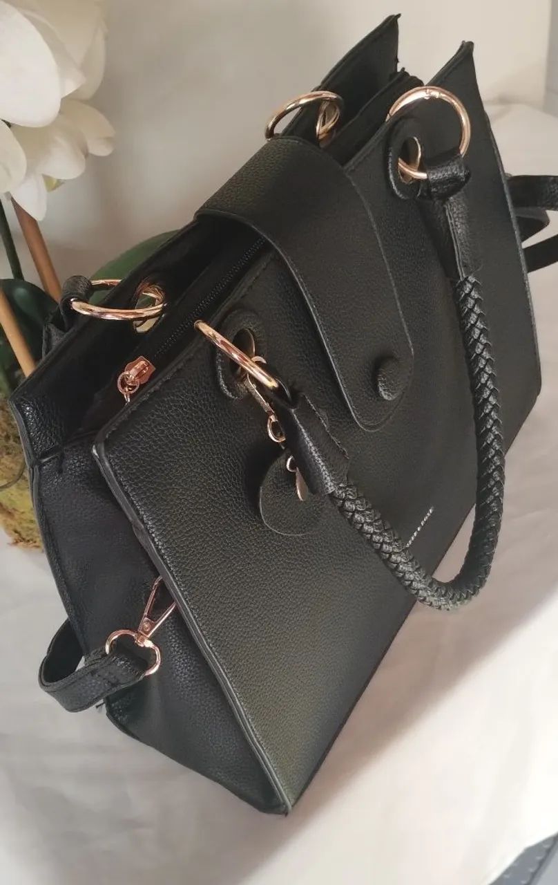 Bolsa feminina de ombro,em couro PU  - Foto 3