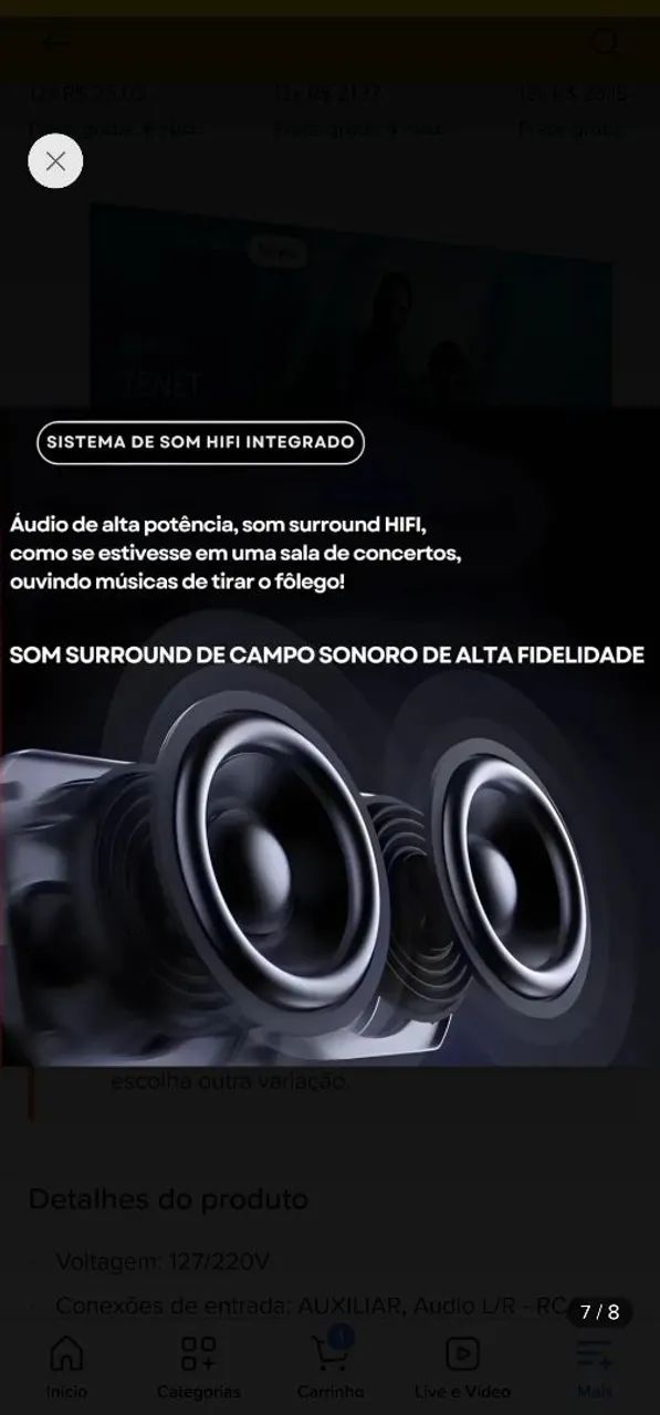URGENTE PROJETOR TOP - Foto 5