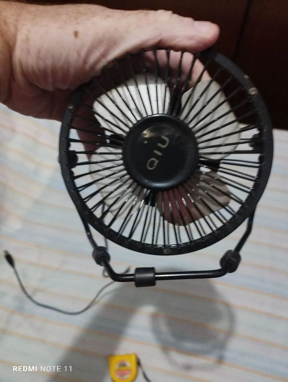 mini ventilador USB 13 cm diâmetro  - Foto 3