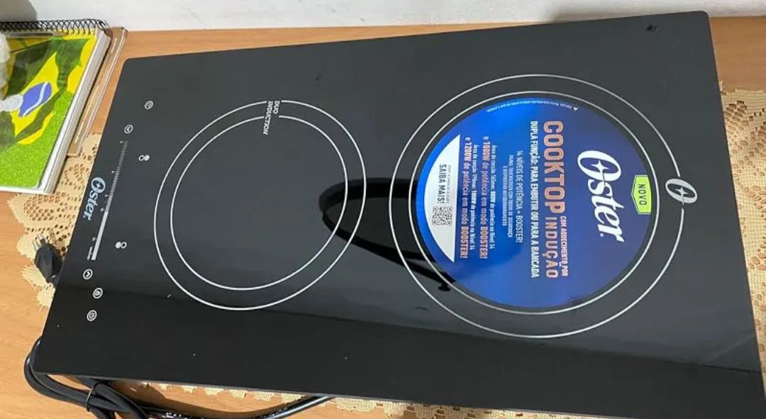 Cooktop de Indução 2 Bocas Oster Touch Screen 2 em - 220v  - Foto 2