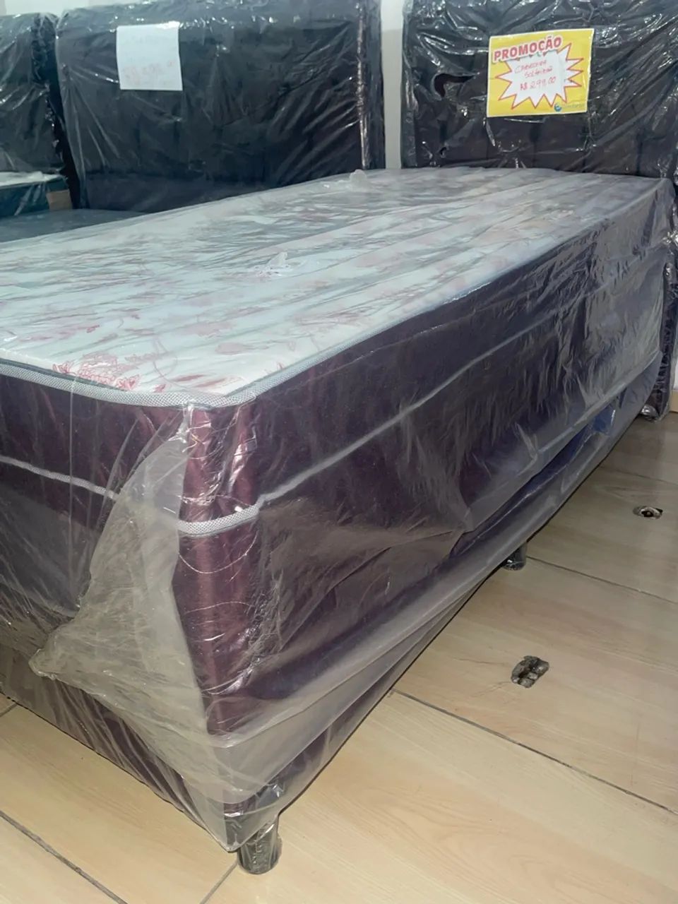 cama box solteirão 88x188 - Foto 4