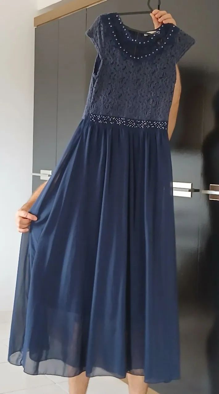 Vendo vestido usado social - Foto 2