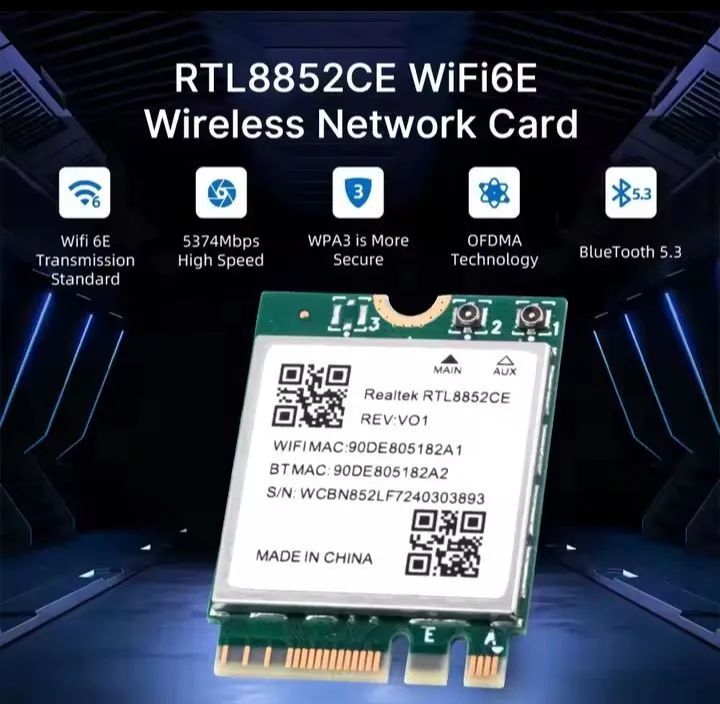 Placa Wi-fi 6e M2 5400Mbps - Foto 3