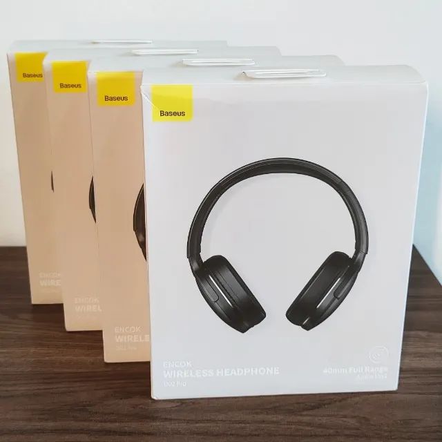 Headphone Baseus D02 Pro Encok - Bluetooth 5.3 | Som de Alta Qualidade