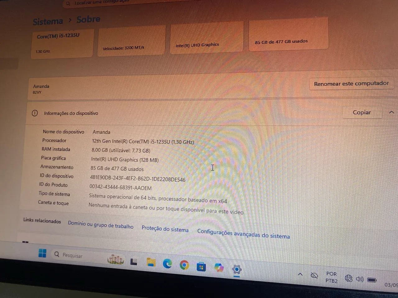 Vendo Notebook Lenovo, Core i5 - Foto 3